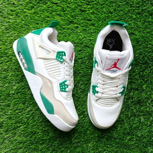 Retro 4 "White Green"